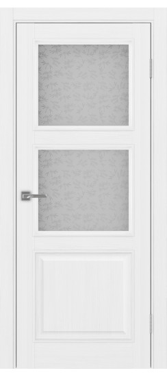 Межкомнатная дверь Тоскана_630.221 багет.35  Белый лёд
