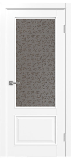 Межкомнатная дверь Тоскана_640.21 багет.35  Белый снежный