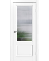 Тоскана_640.21 багет ЭКО-шпон Белый снежный