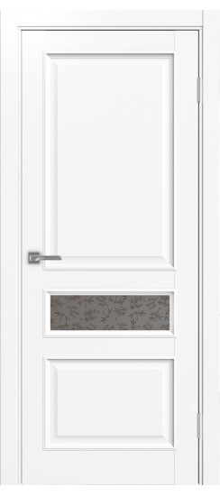 Межкомнатная дверь Тоскана_631.121 багет.35  Белый снежный