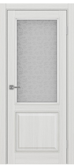 Межкомнатная дверь Тоскана_602.21 багет.35  Ясень серебристый