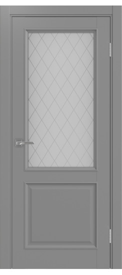 Межкомнатная дверь Тоскана_602.21 багет.35  Серый