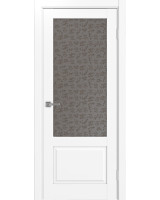 Тоскана_640.21 ЭКО-шпон Белый снежный