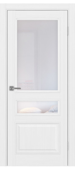 Межкомнатная дверь Тоскана_631.221 багет.35  Белый лёд