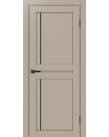 Турин_523АПП.111 молдинг алюм.чёрн. ЭКО-шпон Мокко