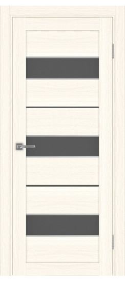 Межкомнатная дверь Турин_526АПС.122 молдинг алюм.хром.40  Ясень светлый