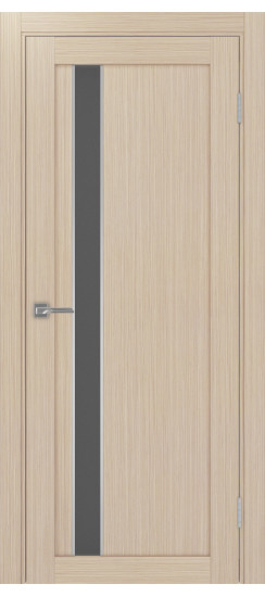Межкомнатная дверь Турин_528AПС.121 молдинг алюм.хром.60  Дуб беленый FL