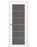 Турин_501АСС.2 молдинг алюм.хром ЭКО-шпон Белый снежный