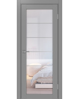 Турин_501АСС.2 молдинг алюм.хром ЭКО-шпон Серый