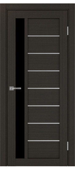 Межкомнатная дверь Турин_554АПП.21 молдинг алюм.хром.60  Венге FL