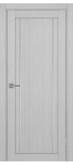 Межкомнатная дверь Турин_522AПП.111 молдинг алюм.хром.60  Дуб серый FL