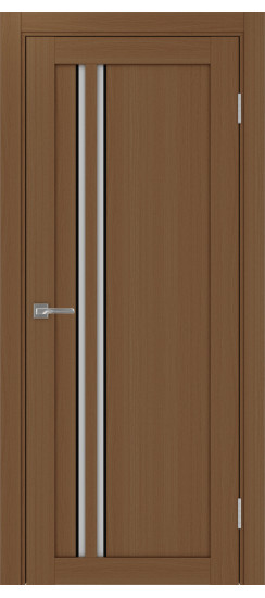 Межкомнатная дверь Турин_525АПС.121 молдинг алюм.чёрн.60  Орех NL