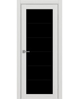 Турин_501АСС.2 молдинг алюм.чёрн. ЭКО-шпон Ясень серебристый