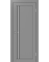 Турин_527АПС.121 молдинг алюм.чёрн. ЭКО-шпон Серый