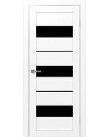 Турин_526АПП.122 молдинг алюм.чёрн. ЭКО-шпон Белый снежный