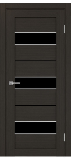 Межкомнатная дверь Турин_526АПП.122 молдинг алюм.хром.40  Венге FL