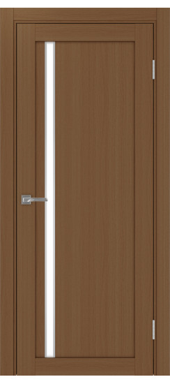 Межкомнатная дверь Турин_527АПС.121 молдинг алюм.хром.35  Орех NL