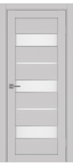 Межкомнатная дверь Турин_526АПС.122 молдинг алюм.хром.40  Пепельный