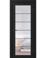 Турин_501АСС.2 молдинг алюм.чёрн. ЭКО-шпон Антрацит