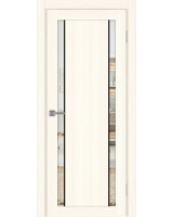 Турин_522AПП.212 молдинг алюм.чёрн. ЭКО-шпон Ясень светлый