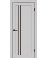 Турин_525АПС.121 молдинг алюм.чёрн. ЭКО-шпон Пепельный