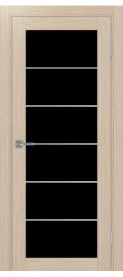Межкомнатная дверь Турин_501АСС.2 молдинг алюм.хром.30  Дуб беленый FL