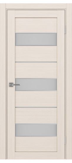 Межкомнатная дверь Турин_526АПС.122 молдинг алюм.хром.40  Ясень перламутровый