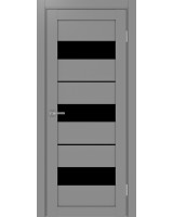 Турин_526АПП.122 молдинг алюм.чёрн. ЭКО-шпон Серый