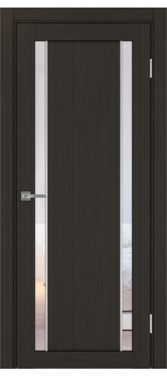 Межкомнатная дверь Турин_522АПС.212 молдинг алюм.хром.60  Венге FL