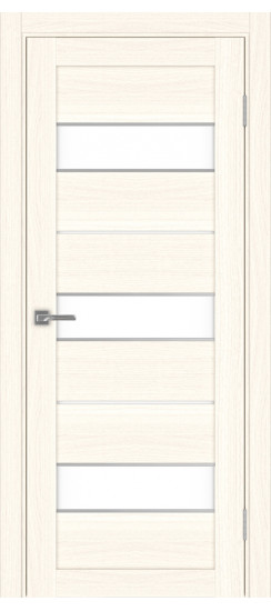 Межкомнатная дверь Турин_526АПП.122 молдинг алюм.хром.40  Ясень светлый