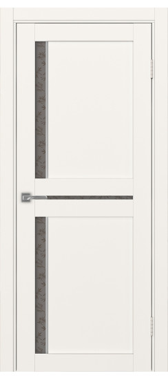 Межкомнатная дверь Турин_523АПС.221 молдинг алюм.хром.60  Бежевый