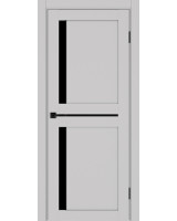 Турин_523АПП.221 молдинг алюм.чёрн. ЭКО-шпон Пепельный