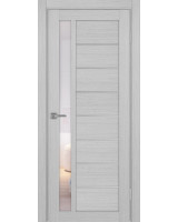 Турин_554АПП.21 молдинг алюм.хром ЭКО-шпон Дуб серый FL