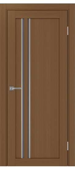 Межкомнатная дверь Турин_525АПС.121 молдинг алюм.хром.60  Орех NL