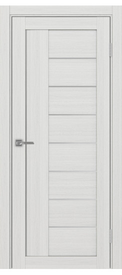 Межкомнатная дверь Турин_524AПП.11 молдинг алюм.хром.60  Ясень серебристый