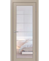 Турин_501АСС.2 молдинг алюм.хром ЭКО-шпон Мокко