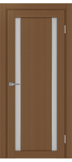 Межкомнатная дверь Турин_522АПС.212 молдинг алюм.хром.60  Орех NL