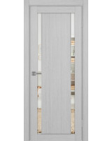 Турин_522AПП.212 молдинг алюм.хром ЭКО-шпон Дуб серый FL