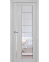 Турин_524АСС.22 молдинг алюм.хром ЭКО-шпон Дуб серый FL