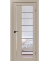 Турин_524АСС.22 молдинг алюм.чёрн. ЭКО-шпон Мокко