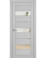 Турин_526АППmax.122 молдинг алюм.хром ЭКО-шпон Дуб серый FL