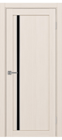 Межкомнатная дверь Турин_527АПС.121 молдинг алюм.хром.35  Ясень перламутровый