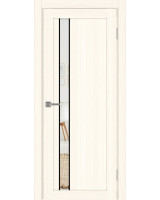 Турин_528AПП.121 молдинг алюм.чёрн. ЭКО-шпон Ясень светлый