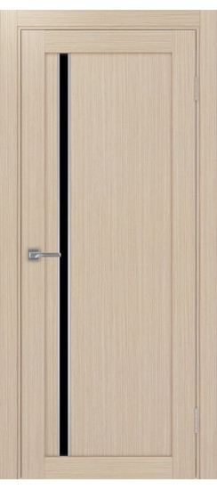 Межкомнатная дверь Турин_527АПС.121 молдинг алюм.хром.35  Дуб беленый FL