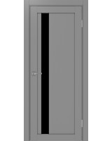 Турин_528AПП.121 молдинг алюм.чёрн. ЭКО-шпон Серый