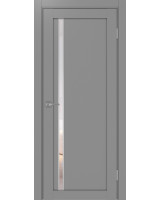 Турин_527АПС.121 молдинг алюм.хром ЭКО-шпон Серый