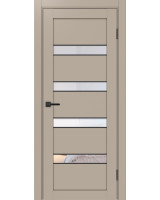 Турин_505AПC.12 молдинг алюм.чёрн. ЭКО-шпон Мокко