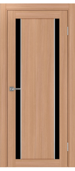 Межкомнатная дверь Турин_522AПП.212 молдинг алюм.хром.60  Ясень тёмный