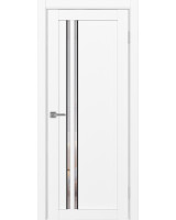 Турин_525АПС.121 молдинг алюм.чёрн. ЭКО-шпон Белый снежный