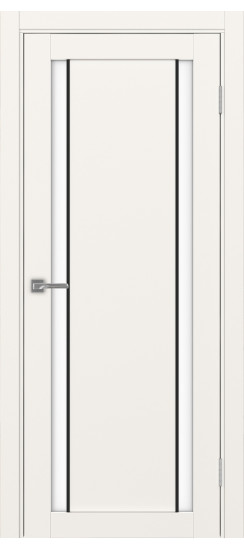 Межкомнатная дверь Турин_522AПП.212 молдинг алюм.чёрн.60  Бежевый